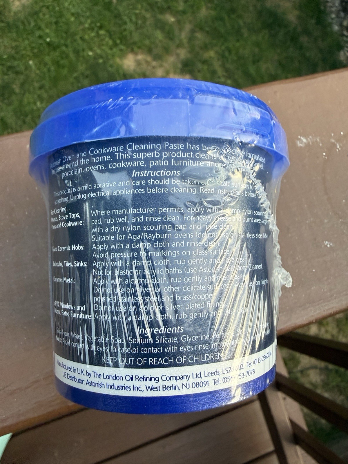 Astonish Oven & Cookware Cleaner Cleaning Paste 500g 17oz Nee Sealed