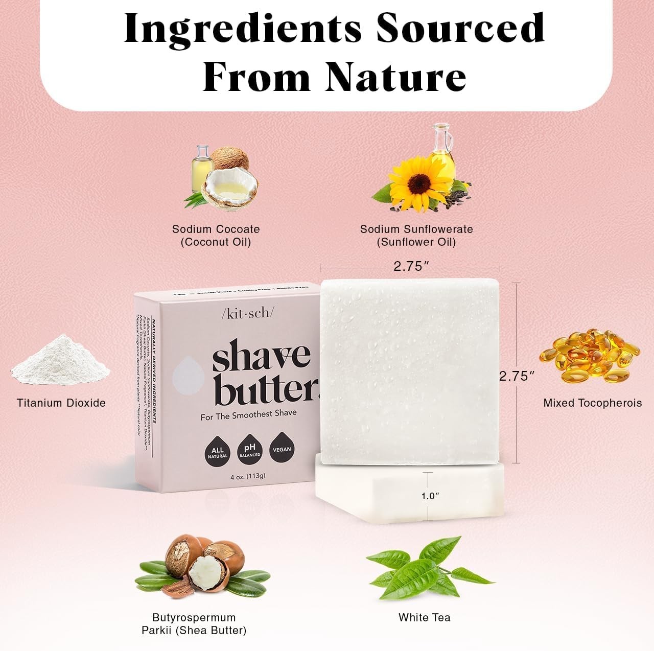 Shaving Soap for Women – Hydrating Shave Butter & Shave Soap Bar –