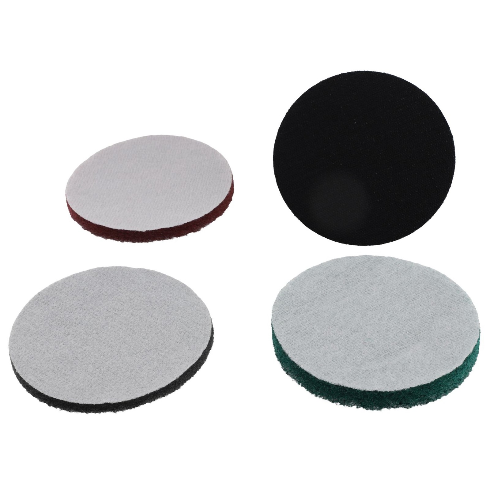 16Pcs 5Inch 3 Different Color Scrubbing Pads Drill Powered Brush Tile2688