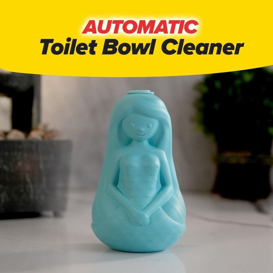 Mer-Maid Automatic 3-Month Toilet Bowl Cleaner | Clean Deodorize | AS-SEEN-ON-TV