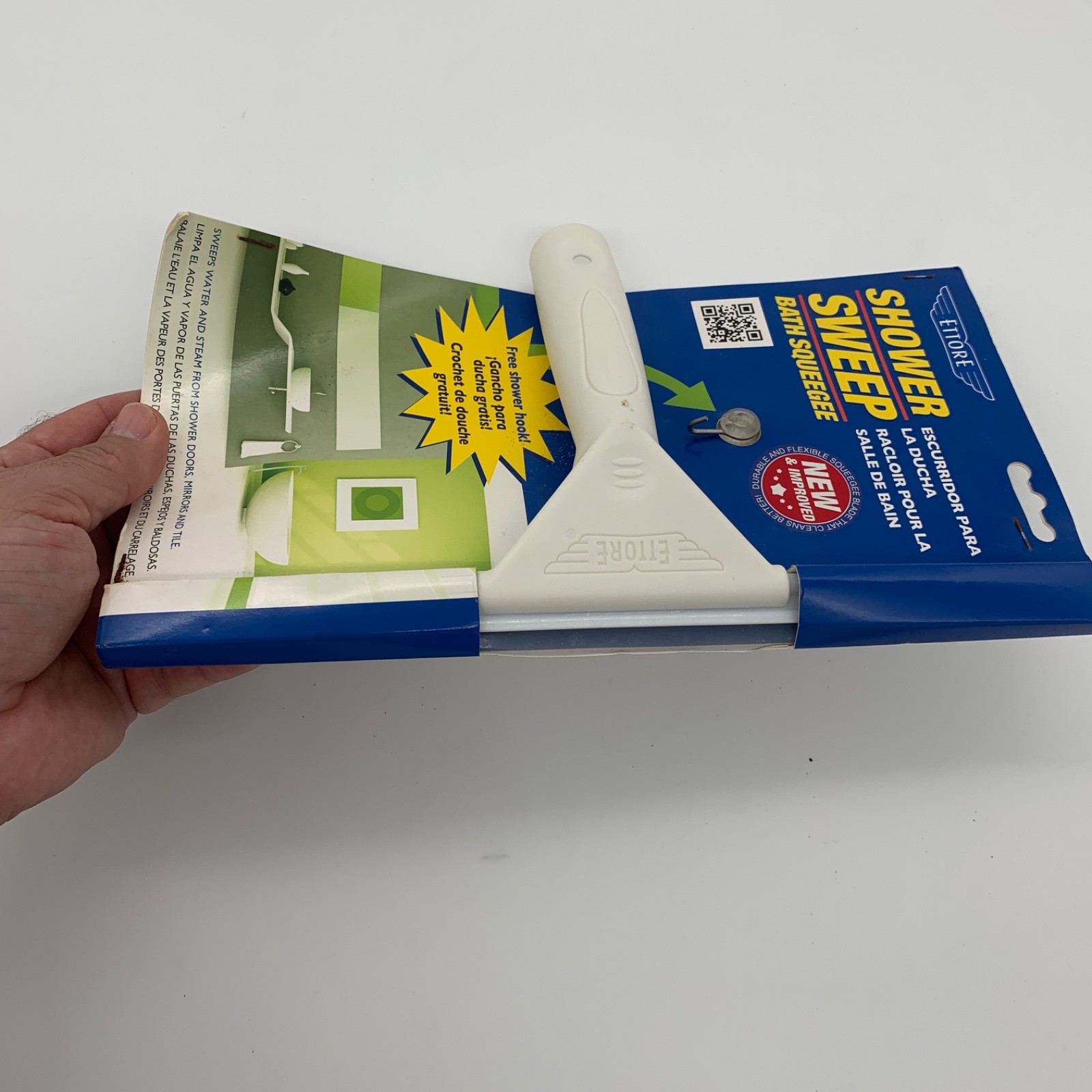 Ettore Shower Sweep Squeegee White