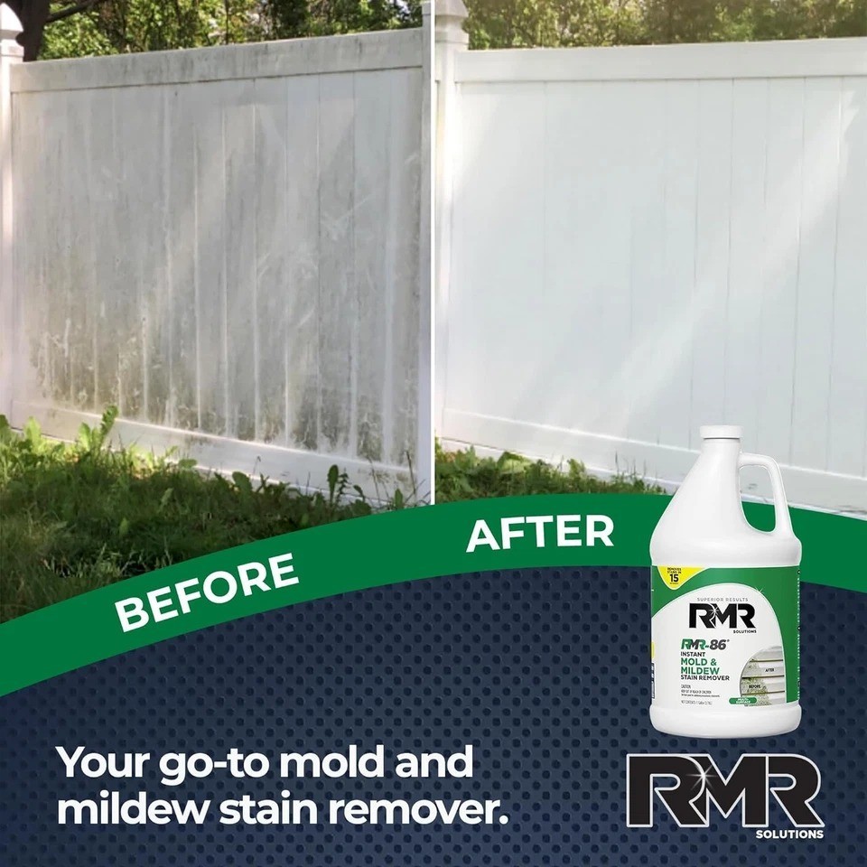 RMR-86 Mold Stain Remover Spray 128 Fl Oz Fast Acting No Scrubbing Needed