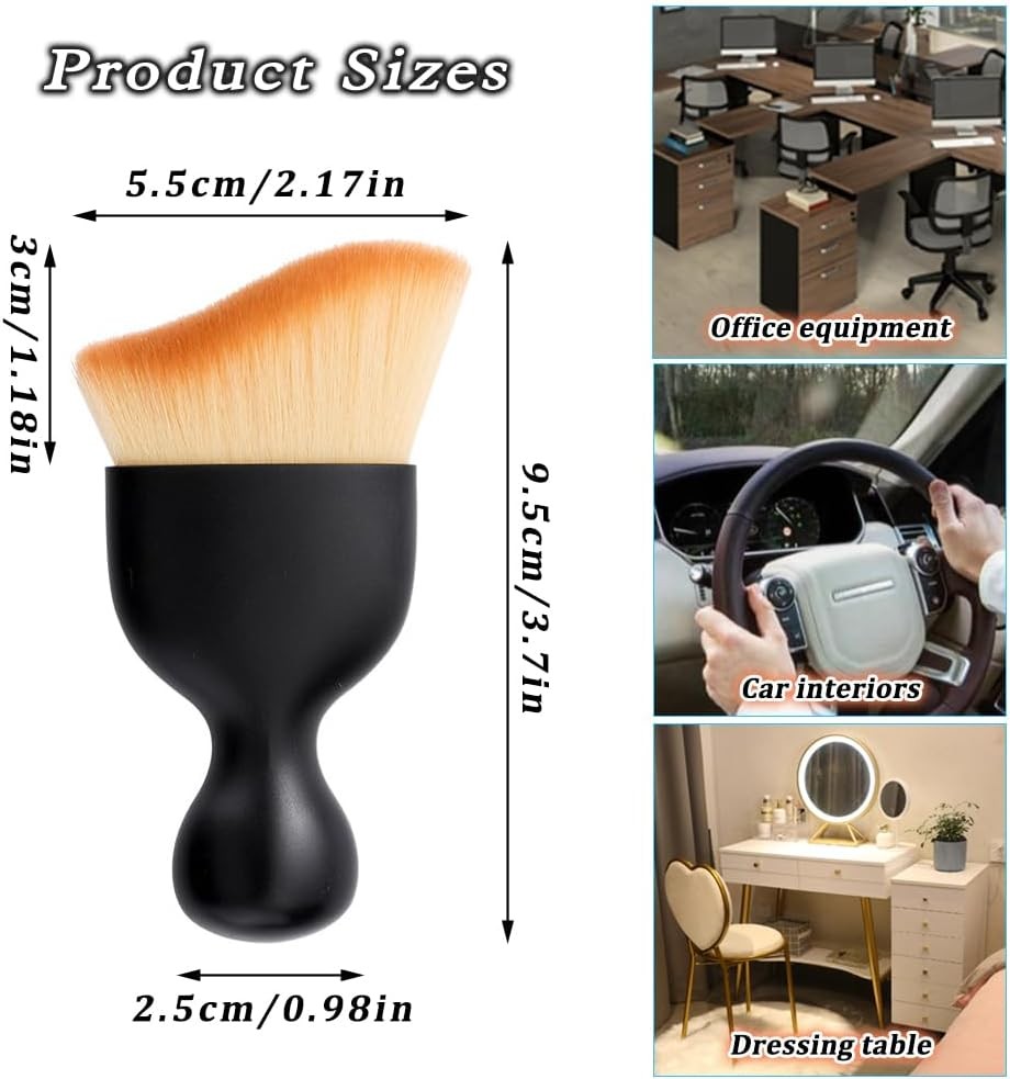 2 Pcs Car Detailing Brush, Car Wash Brush, Car Interior Cleaning Brush Ideal for