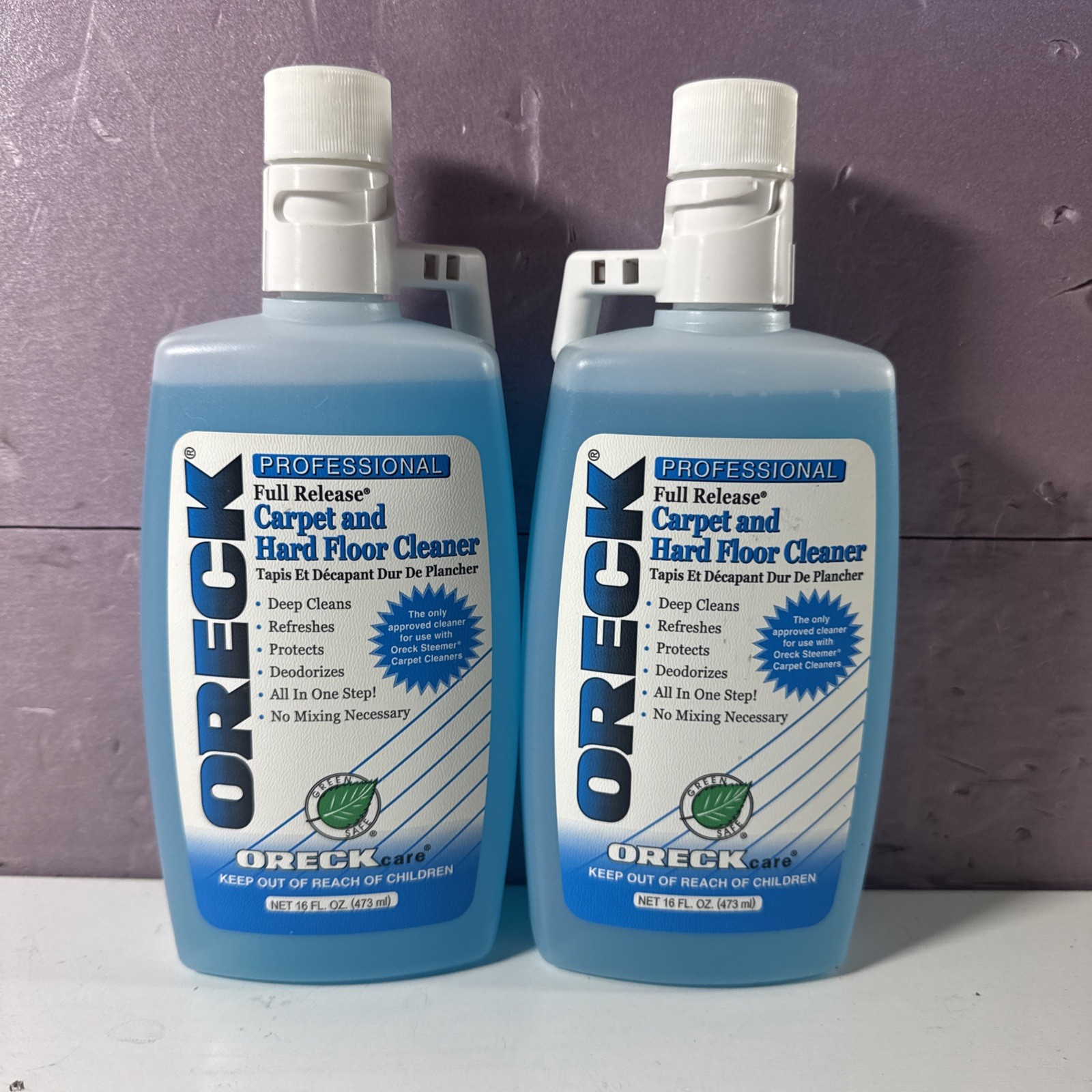 Oreck Professional Full Release Carpet And Hard Floor Cleaner 16 oz. New