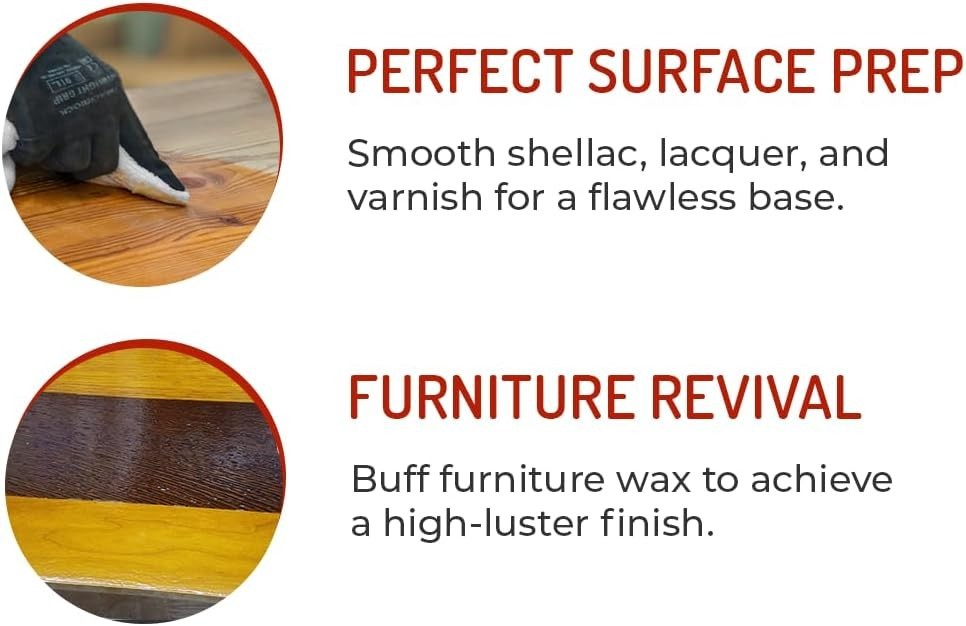000 Extra Fine Steel Wool – Perfect for Surface Prep & Furniture Care