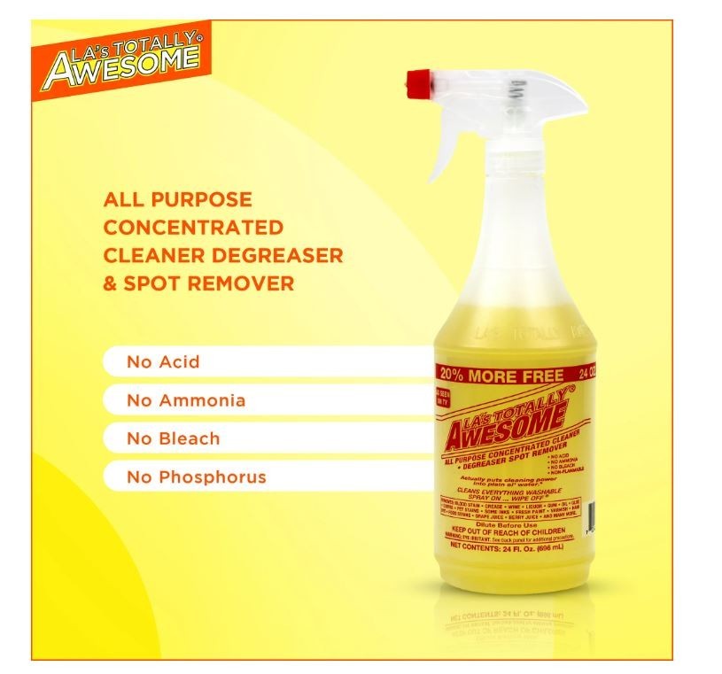 4Pack LA’s Totally Awesome All Purpose Cleaner & Degreaser, Original, 32 fl oz