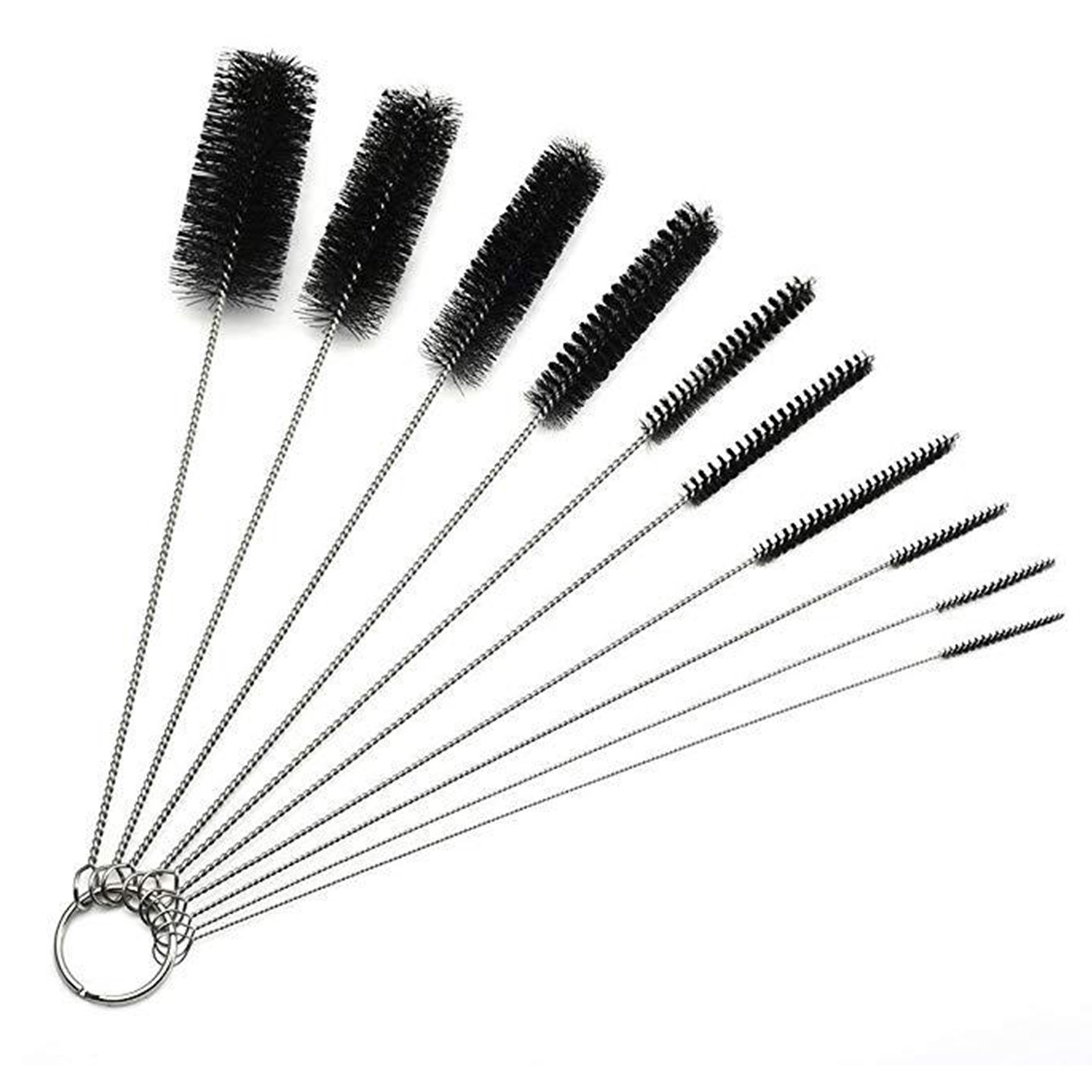 10Pack Lab Brush For Pipe Cleaner/Test Tube/Glassware/Bottle/Tubing Fluva I