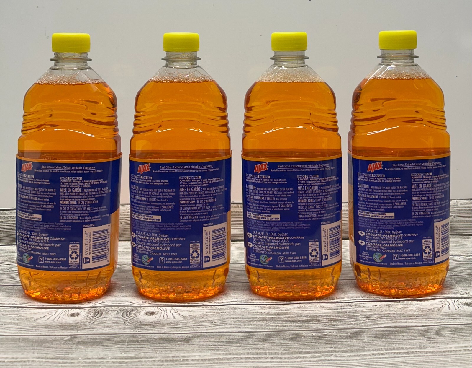 4-Ajax Multi-Purpose Cleaner Concentrate -Orange Scent-16.9oz-Fast Ship