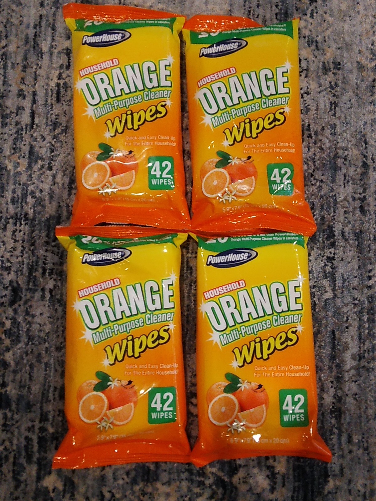 42 Power House Orange Citrus Multi-Purpose Cleaner. 4 Packs
