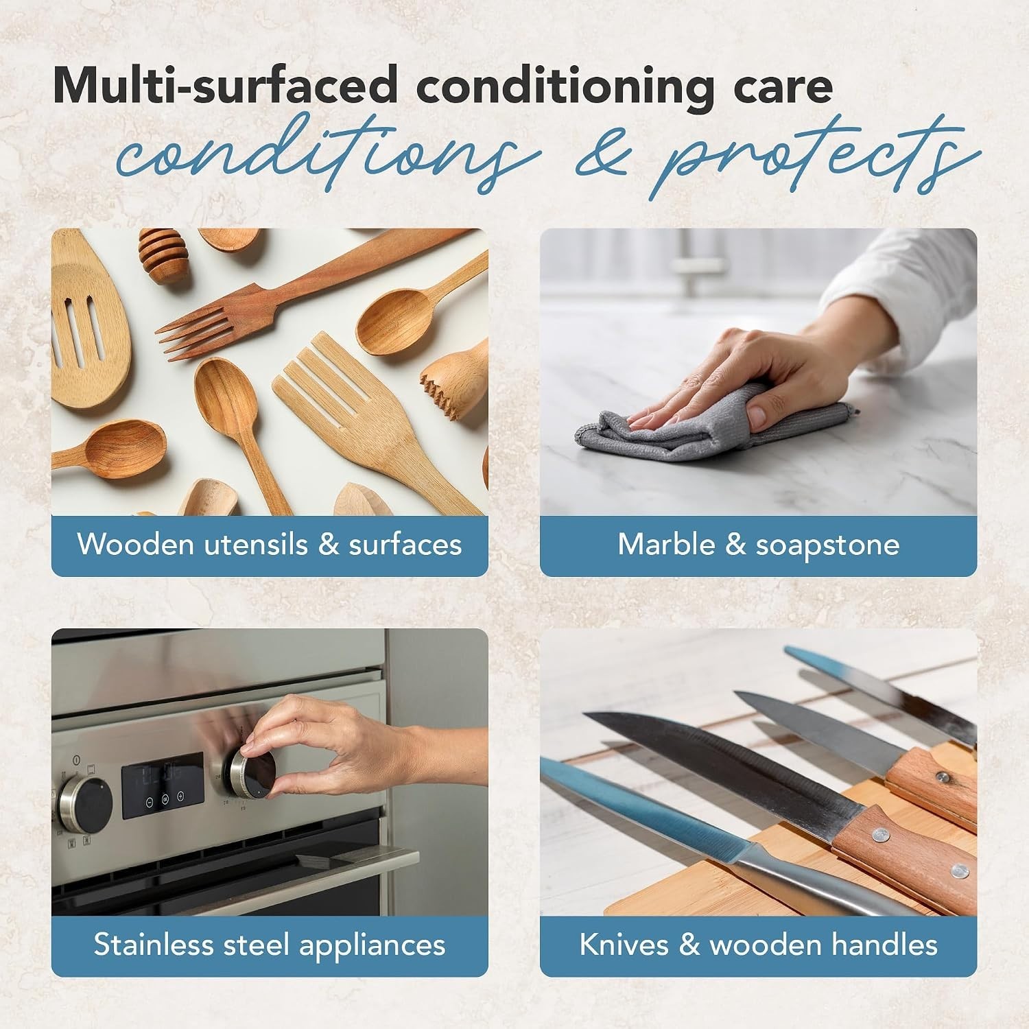 Complete Cast Iron Cleaning Kit with Seasoning Oil