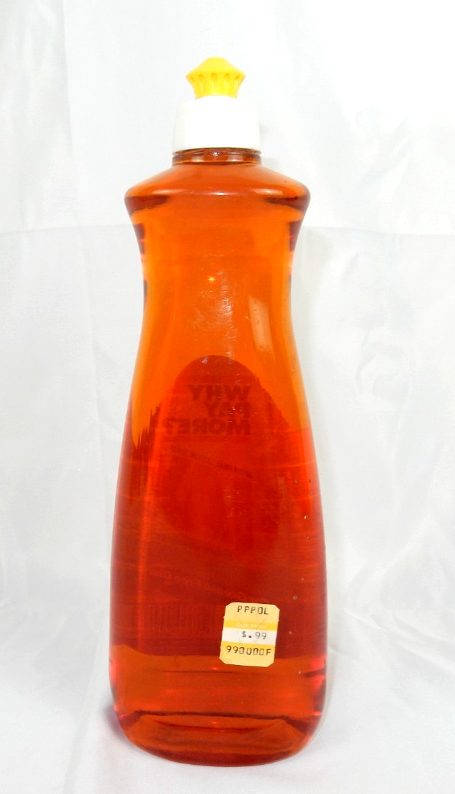 Vintage Ajax Dishwashing Detergent Soap 22oz Lemon Juice NOS USA Rare