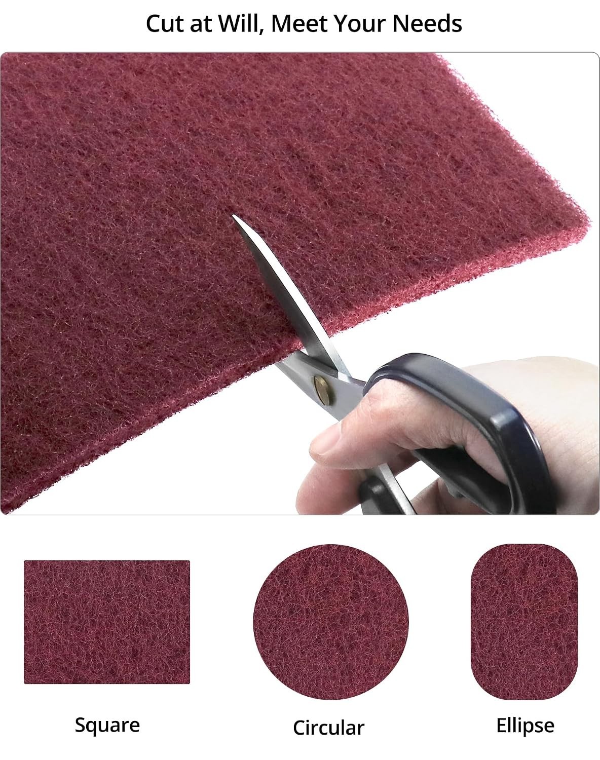 20 Pack Aluminum Oxide Scuff Pads – 6″x9″ Fine Grit for Automotive Excellence