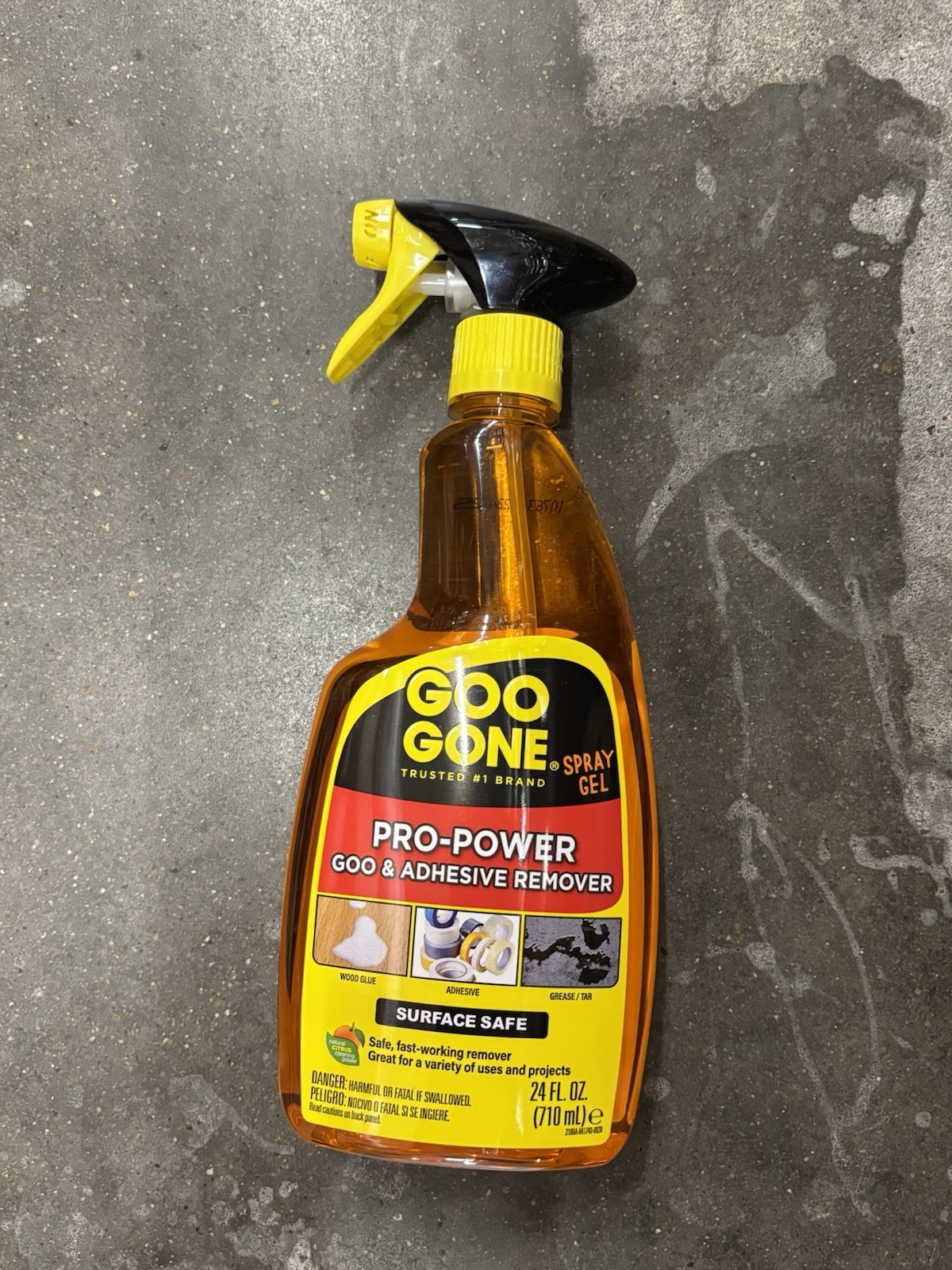 Goo Gone Pro Power Adhesive Remover, 8 fl oz, Extra Strength Cleaner