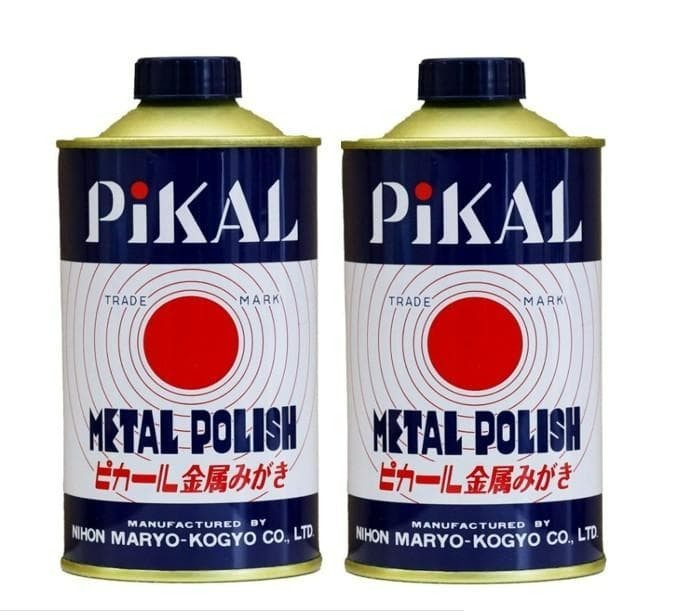 Pikal Metal Polish 300g 10.58oz Set of 2 Emulsion Type Abrasive (12100) from JP