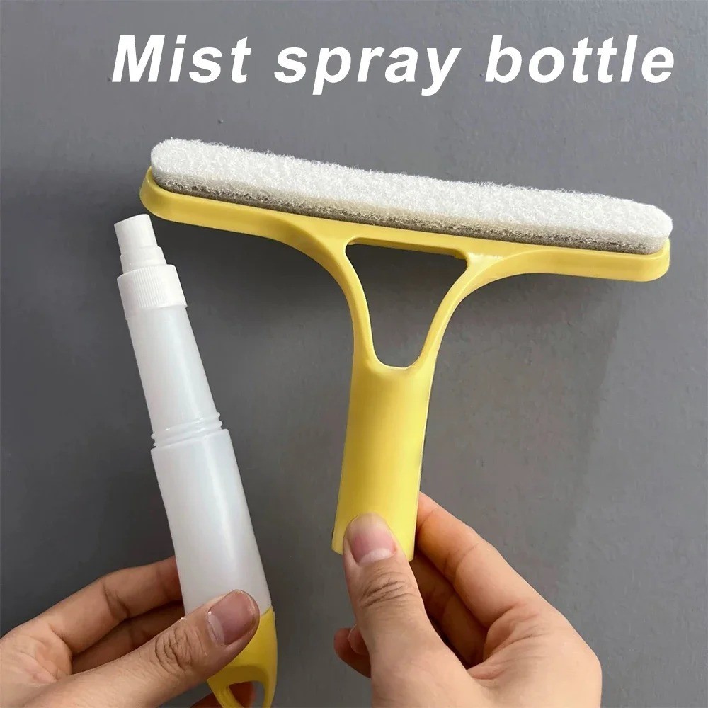 Shower Squeegee Glass Wiper Scraper Cleaner with Holder Mirror Window Cleaner