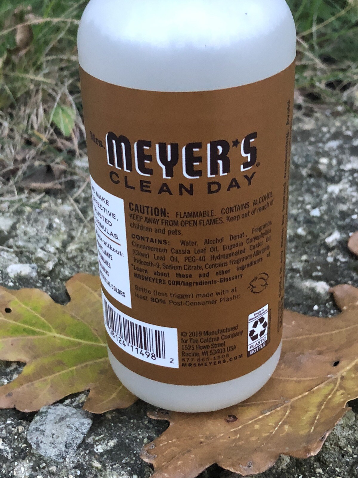 (4) Mrs Meyers Acorn Spice Multi Surface Spray Hand Dish Soap Room Freshener