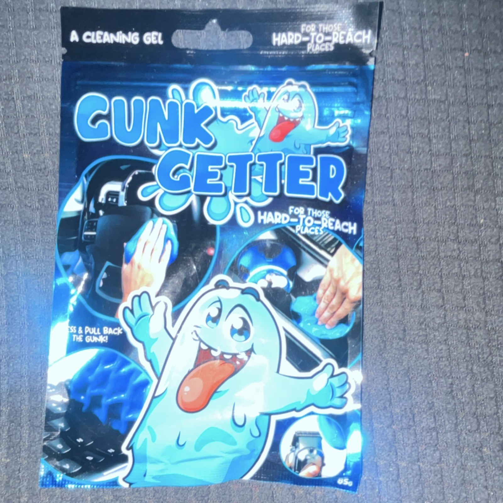 Gunk Getter Cleaning Gel for Cars, Keyboards, Clippers – 65g