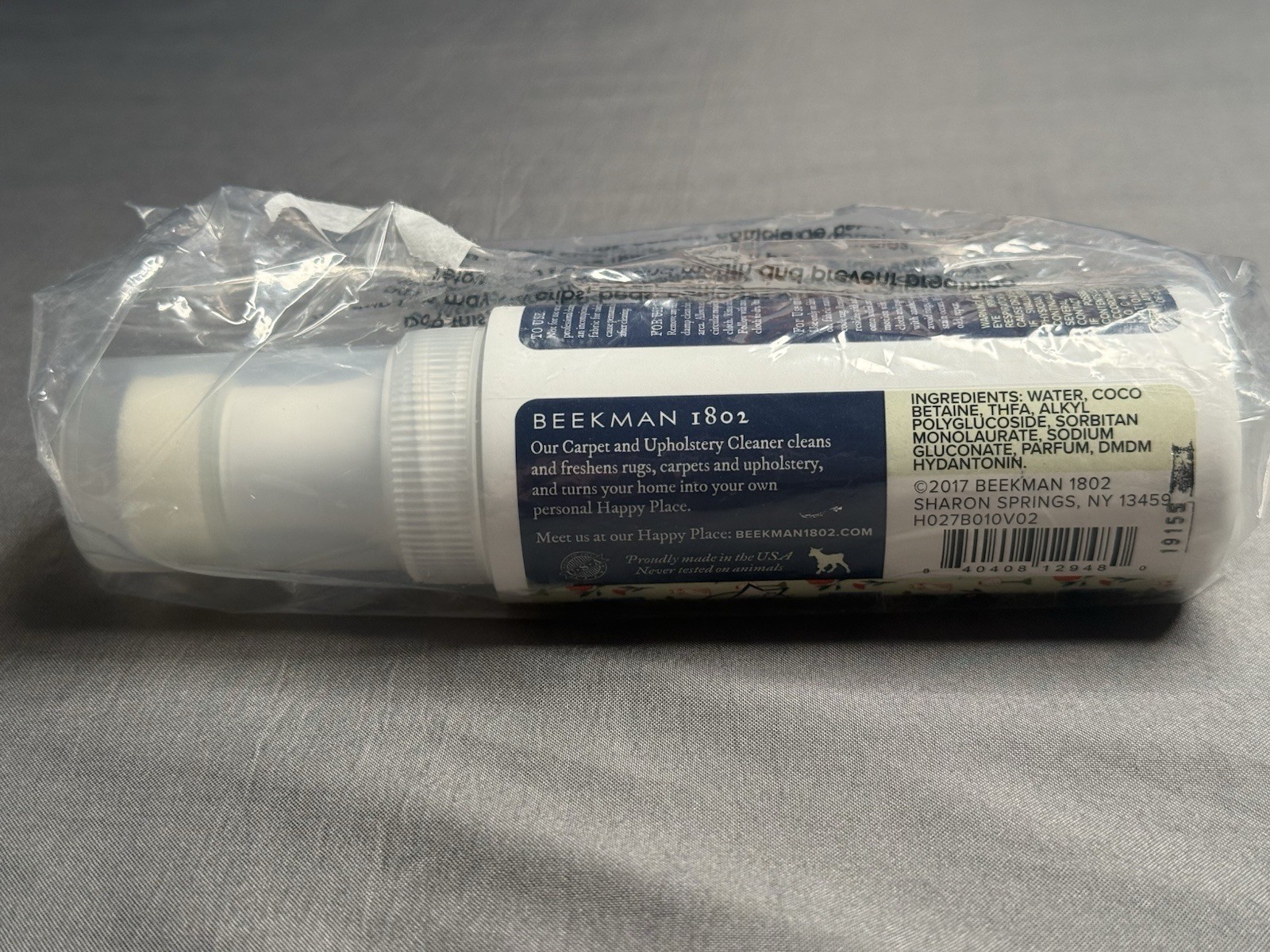 Beekman 1802 Happy Carpet & Upholstery Cleaner, 4 Fl Oz. – New, Sealed