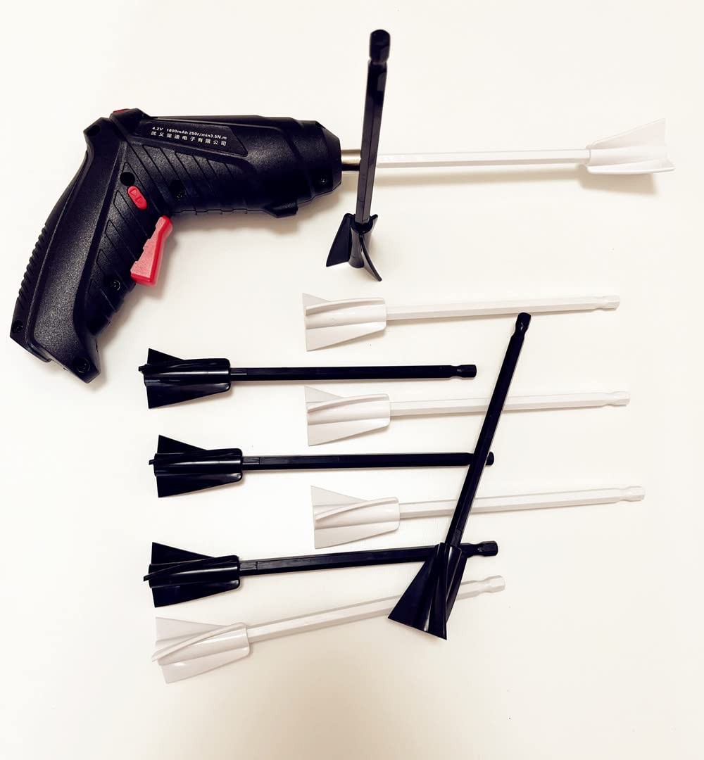 Resin Mixer Epoxy Mixer Paddles,10 PCS Drill Mixing Attachment,Reusable Paint…