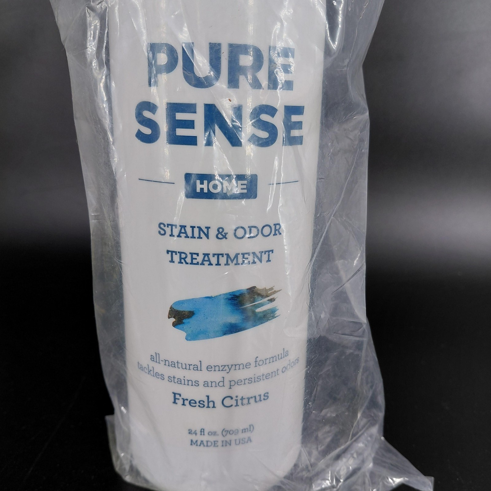 Pure Sense Home Stain & Odor Treatment 24 Fl Oz Fresh Citrus Fabric Spray Enzyme