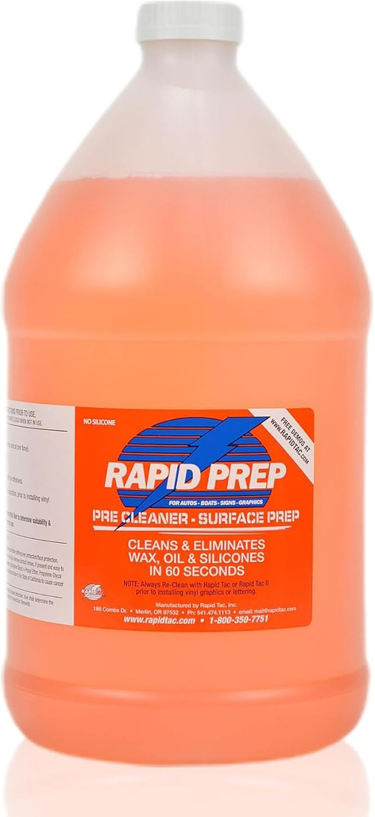 Rapid Prep Surface Cleaner 128 Oz | Safe Water Based Solution Removes Wax, Greas