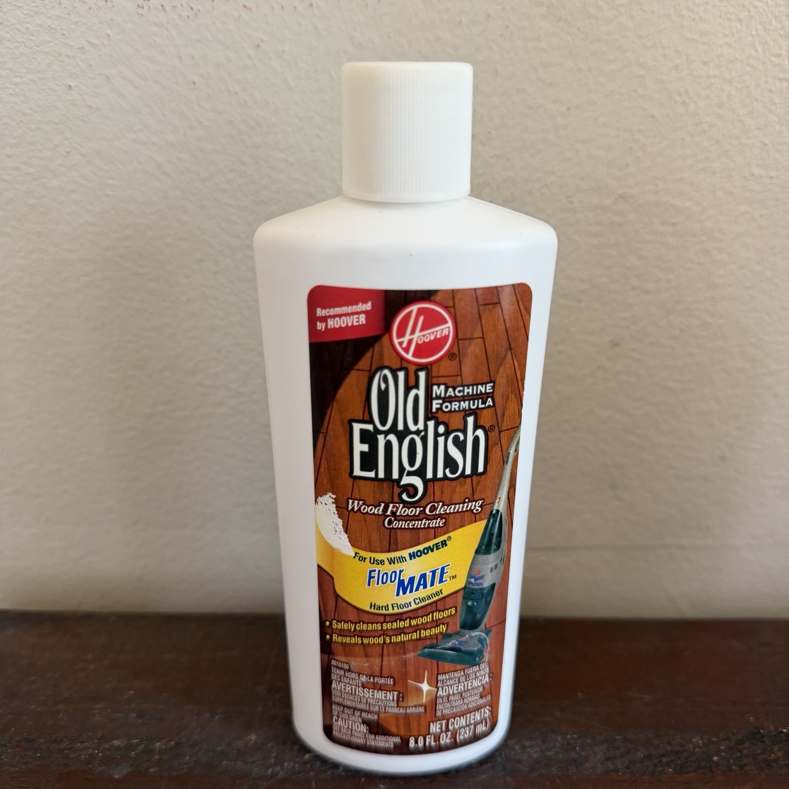 New Hoover Old English Wood Floor Cleaning Concentrate Floormate Cleaner 8 fl oz