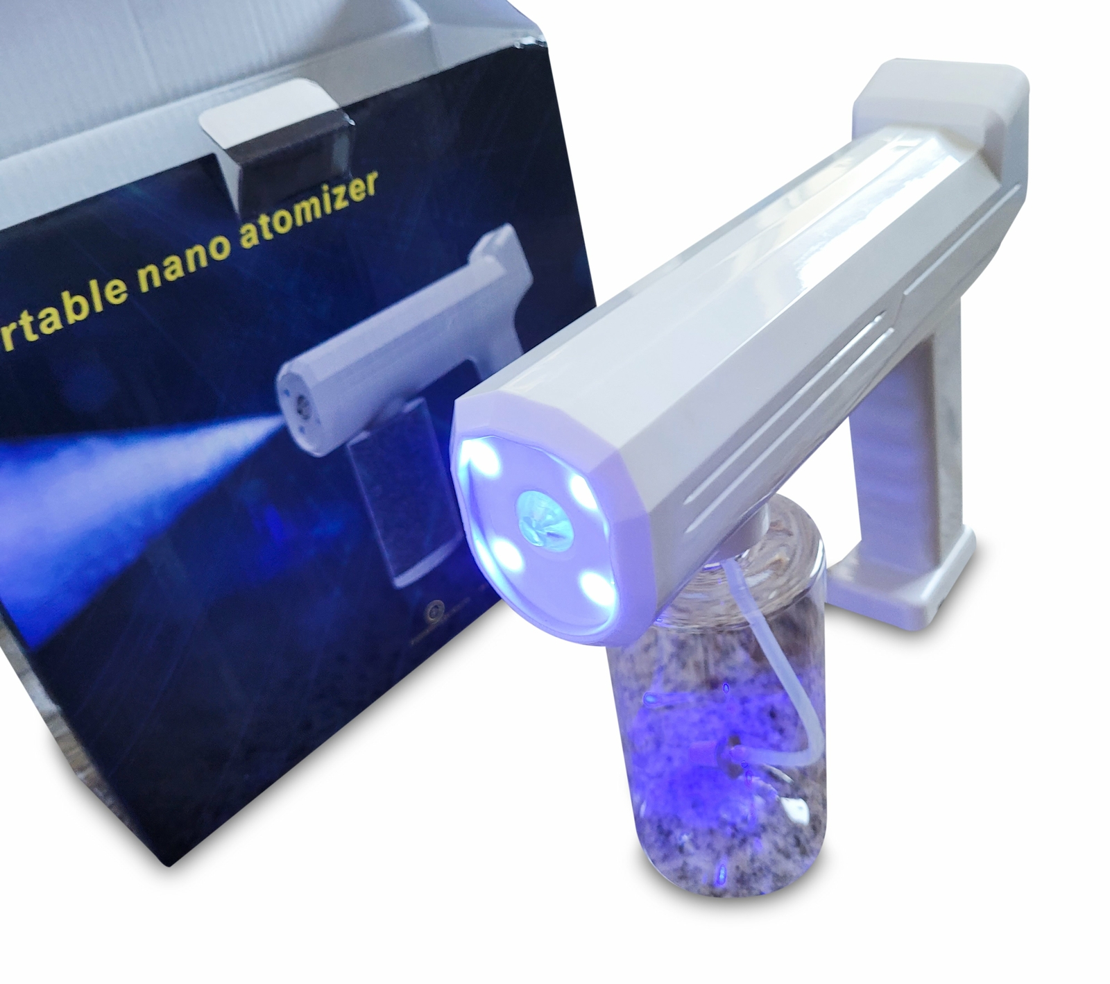 Healthy Lifestyle – Disinfectant Spray (Portable Atomizer with Nano Blue Light)