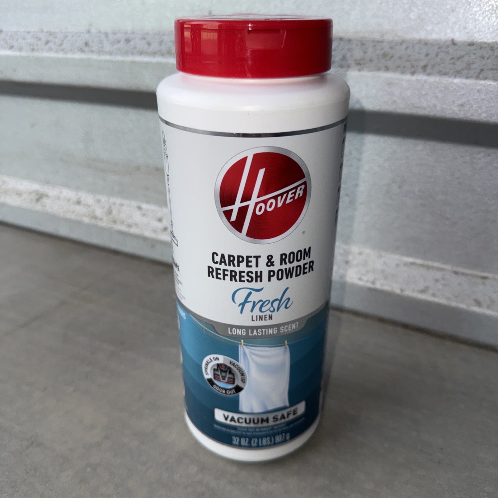 Hoover 32 Oz Carpet & Room Refresher Vacuum Powder Fresh Linen Scent