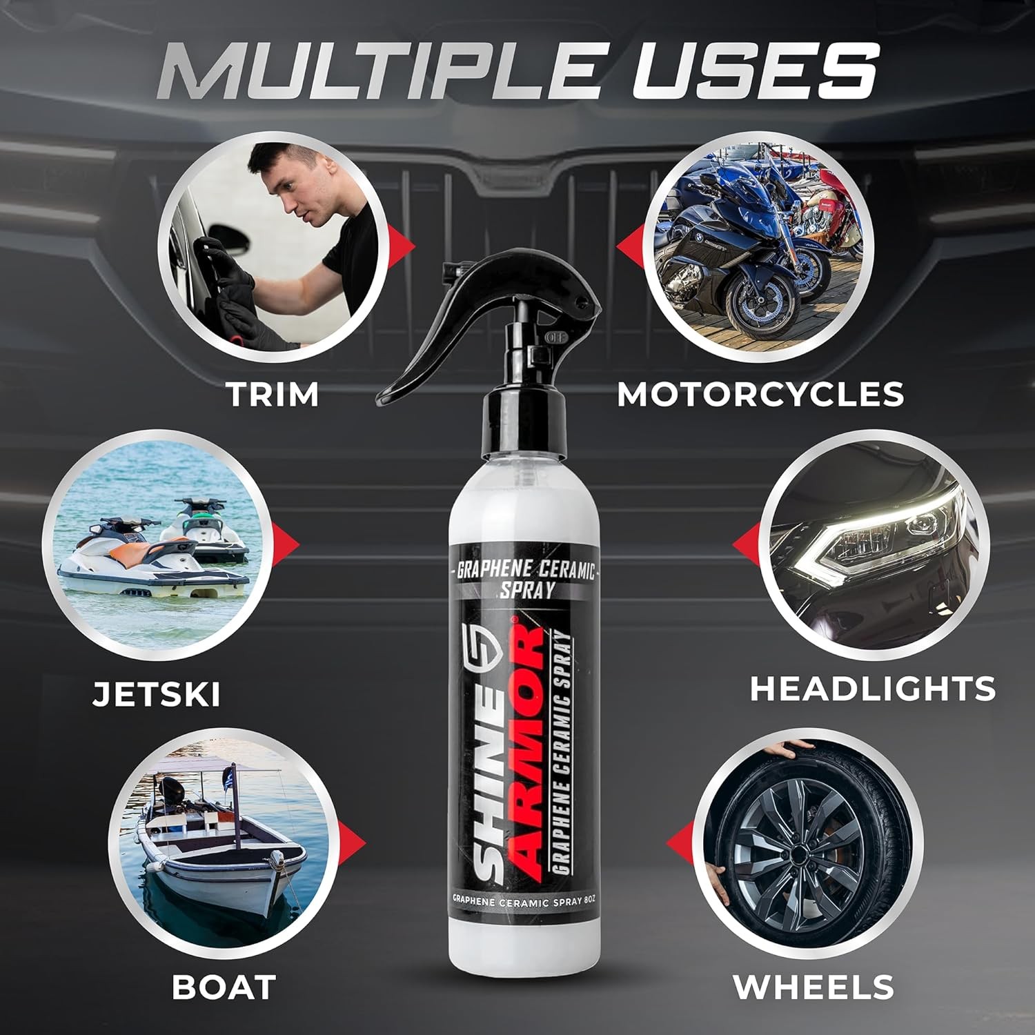 Graphene Ceramic Coating for Cars | Next Gen Car Wax Spray | Protect Paint Work