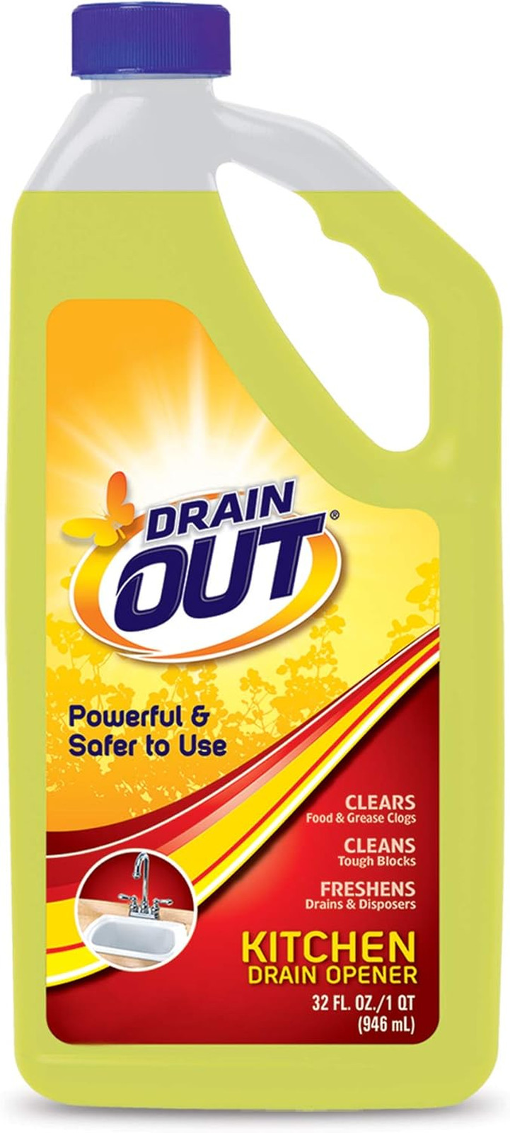 Drainout Kitchen Drain Opener