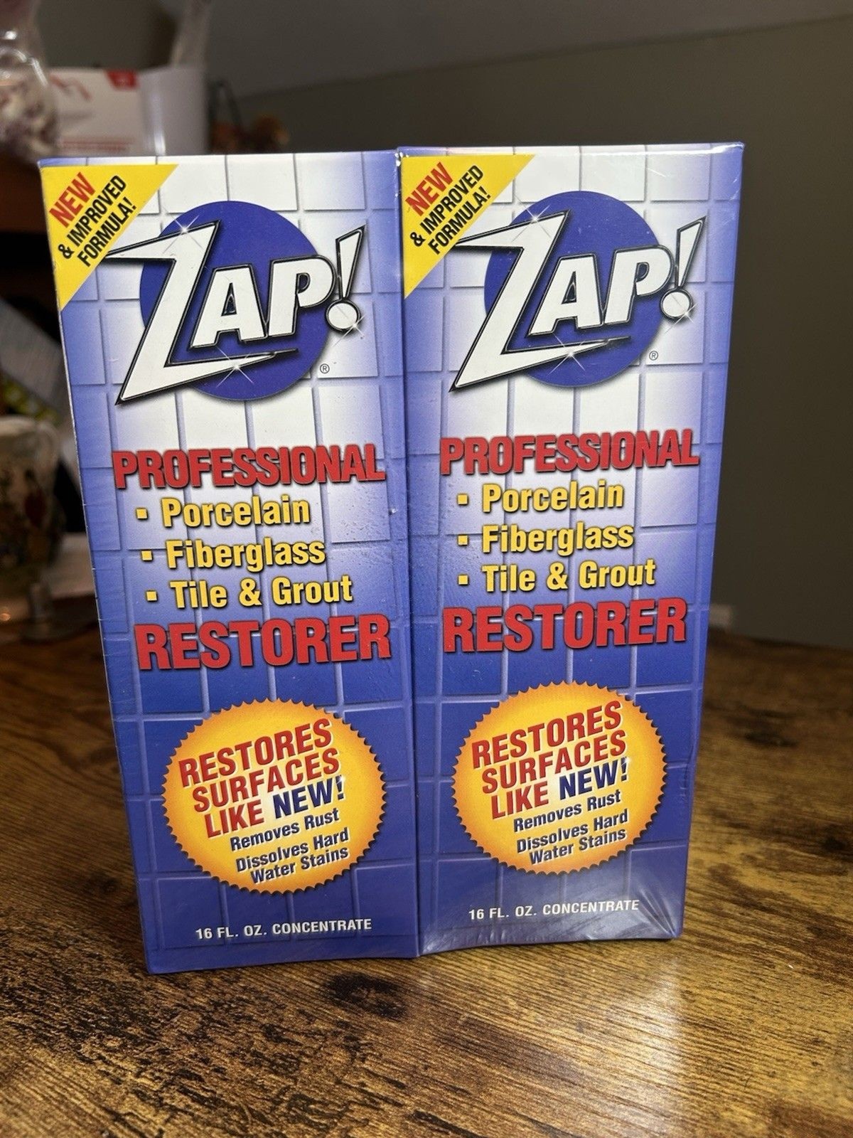 ZAP! Professional Restorer Twin Pack Concentrate 2 Count 16oz Sealed