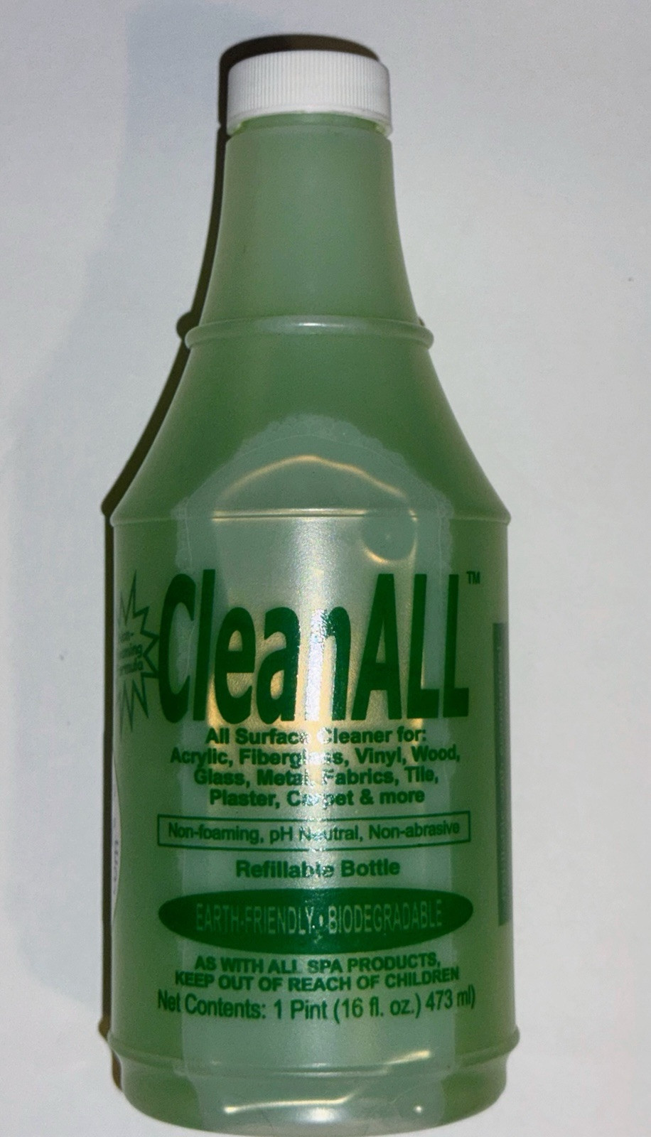 Clean All-C Concentrate Multi Surface Cleaner 16oz pH Neutral Biodegradable New