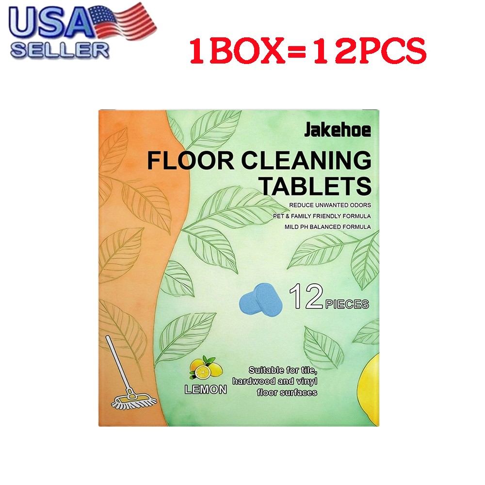 12~60 Pieces Floor Cleaning Tablets – Powerful Floor Cleaner Cleaning Tablets US