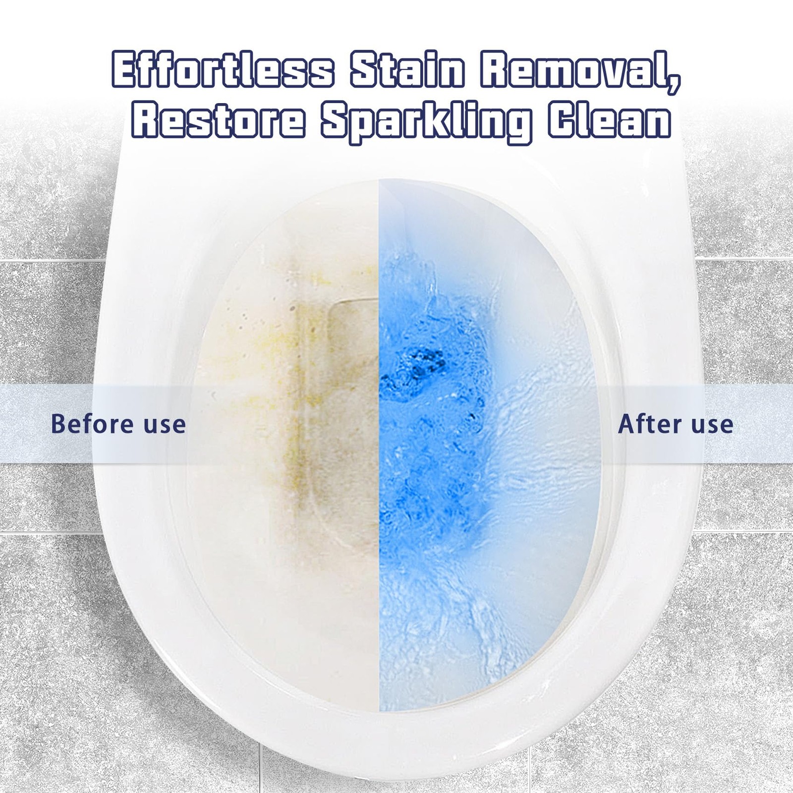 Automatic Toilet Bowl Cleaner 3 Bottles Septic Safe Tablets, Lemon Scent