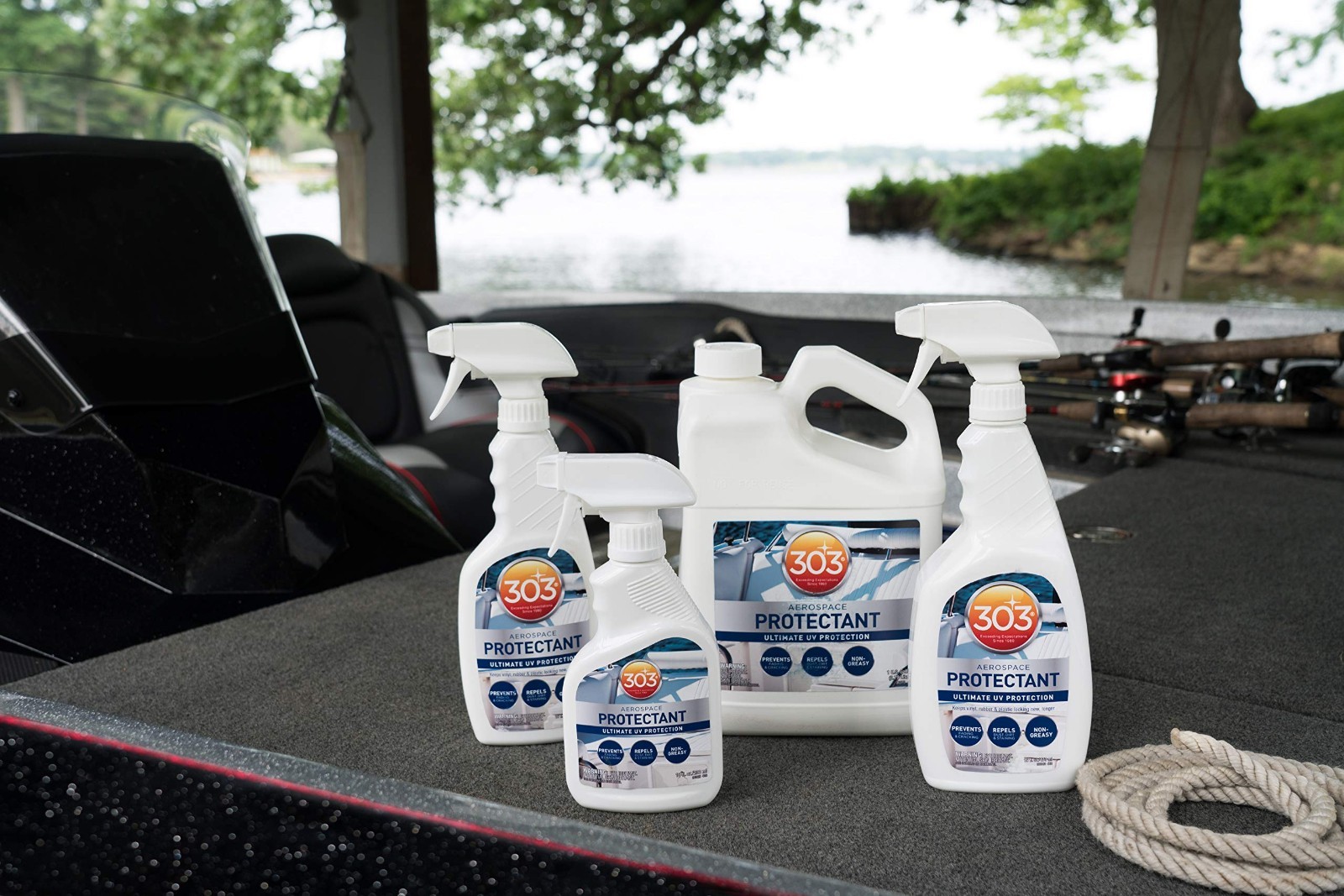 Marine Protectant Spray – UV Shield, Dust & Dirt Repellent, Smooth Finish, 10 Fl