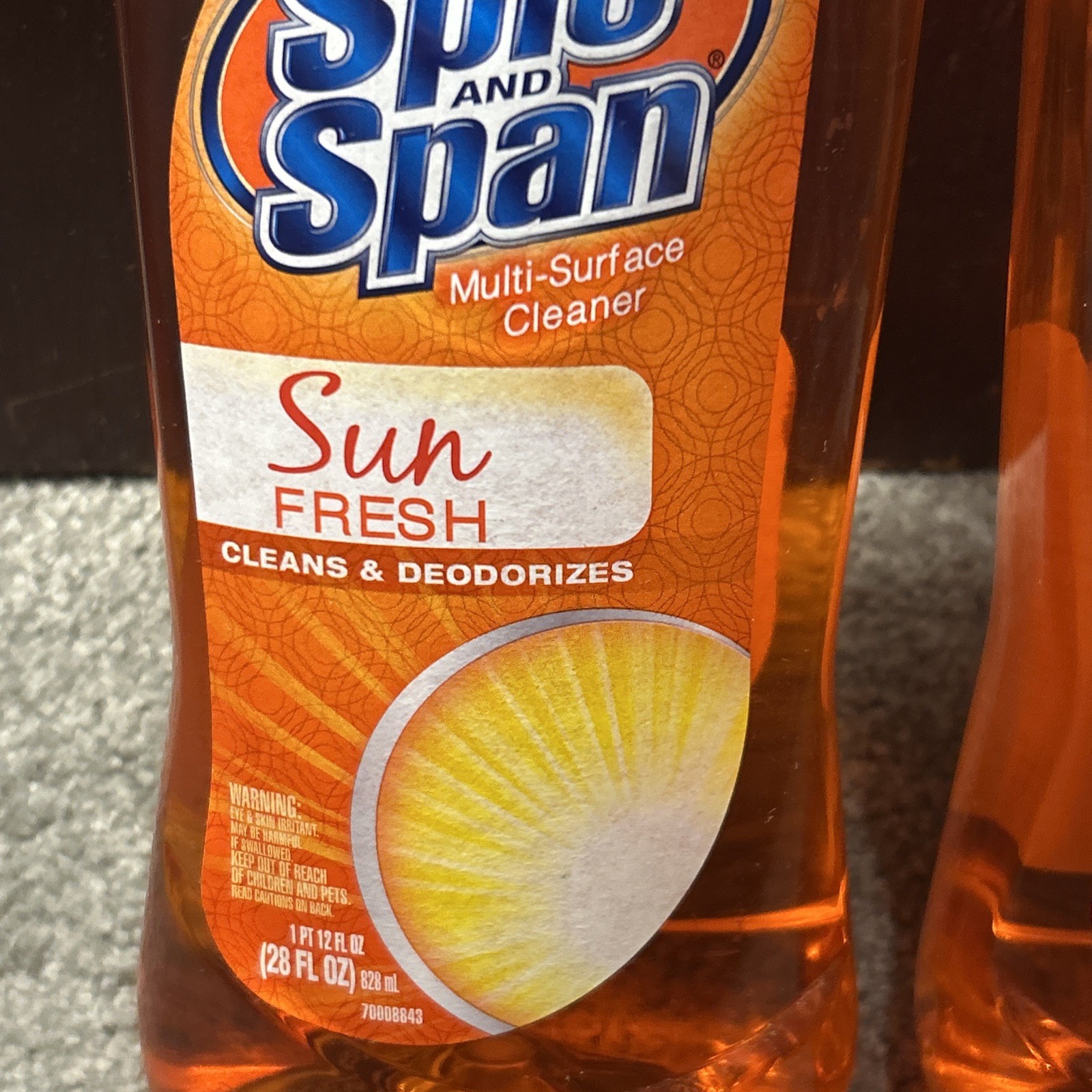 X2 Spic And Span Multi-Surface Cleaner Liquid Sun Fresh, 28oz