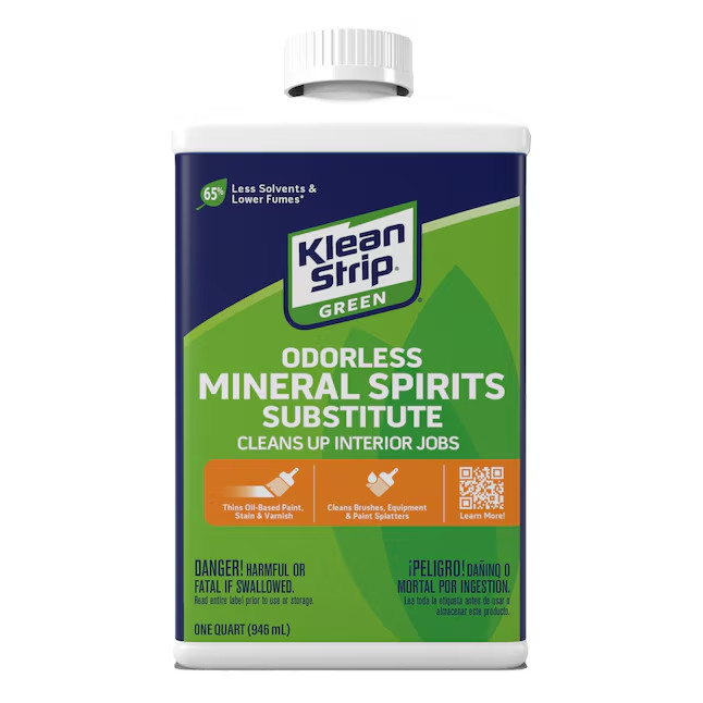 Klean Strip 32 -fl oz Slow to dissolve Odorless mineral spirits
