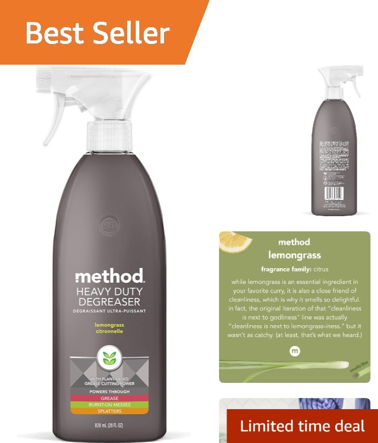Powerful Grease Remover Spray Lemongrass Fragrance 28 Fl Oz