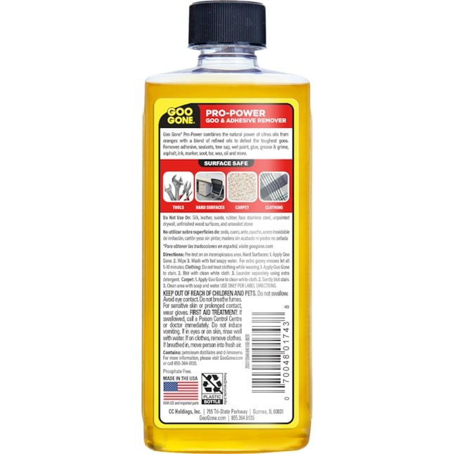 Goo Gone Pro Power Adhesive Remover
