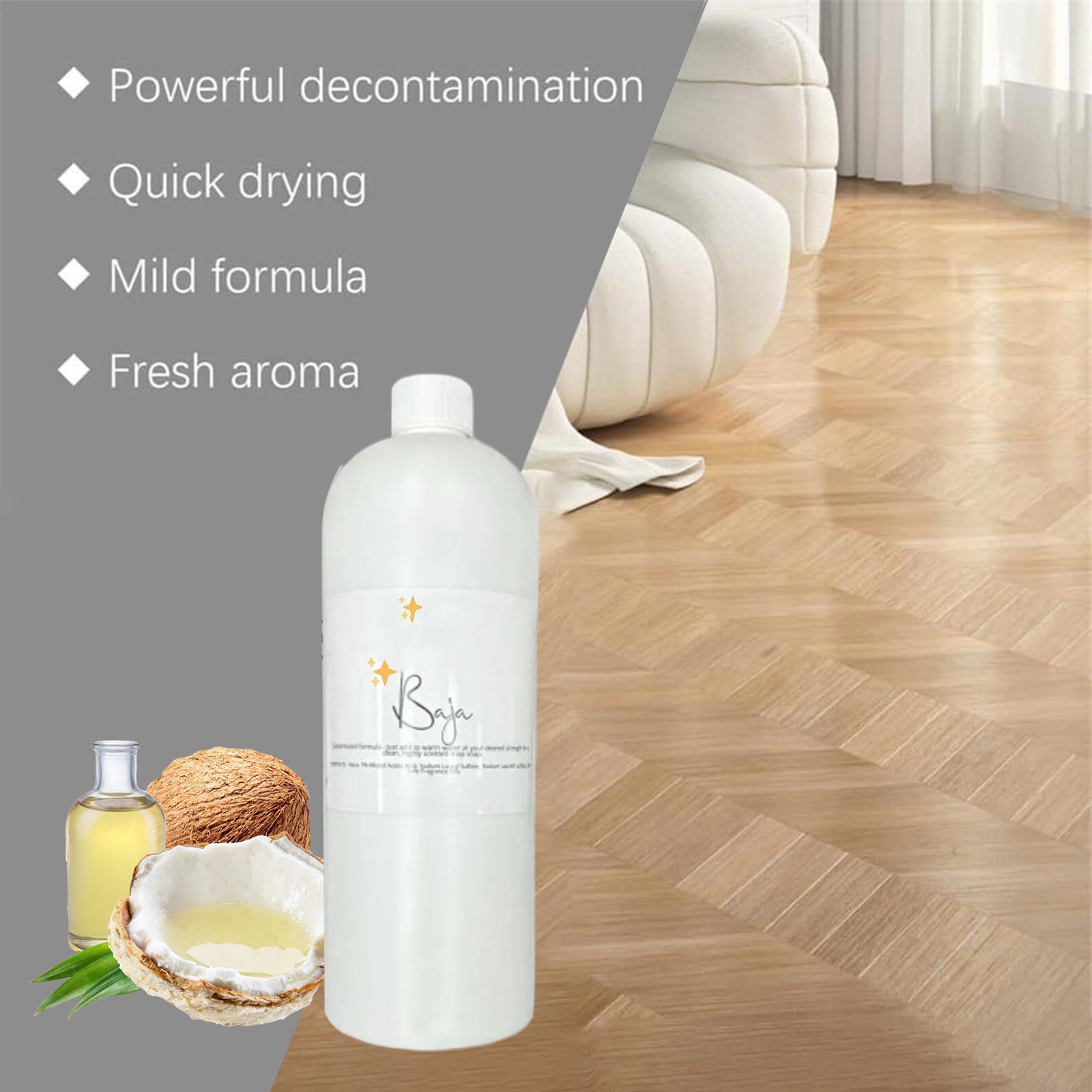 Floor Cleaning Mop Soap 120ml Highly Scented Cleaning Liquid For Floor