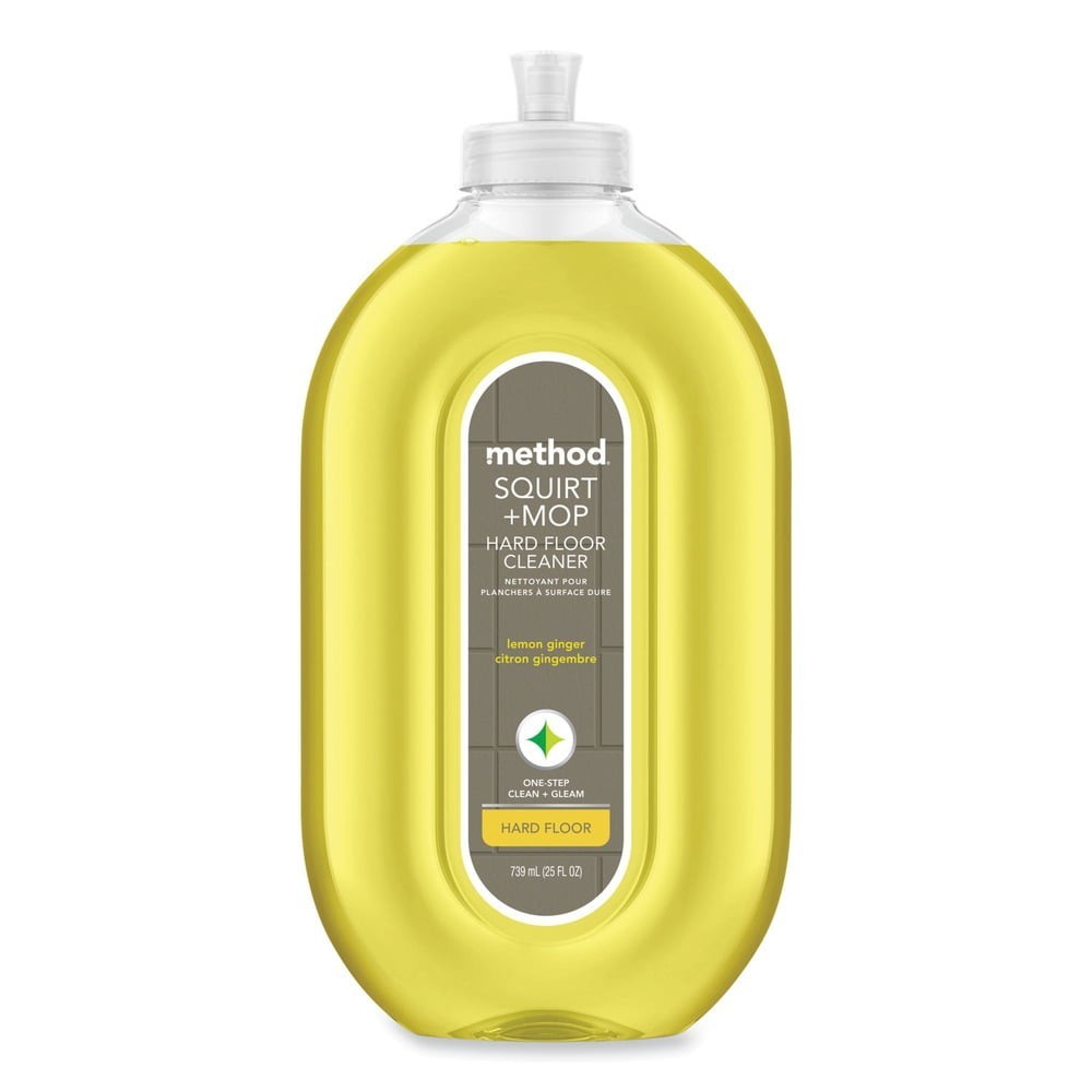 25 Fl Oz Hard Floor Cleaner Lemon Ginger Scent Squirt Mop Cleaning Formula