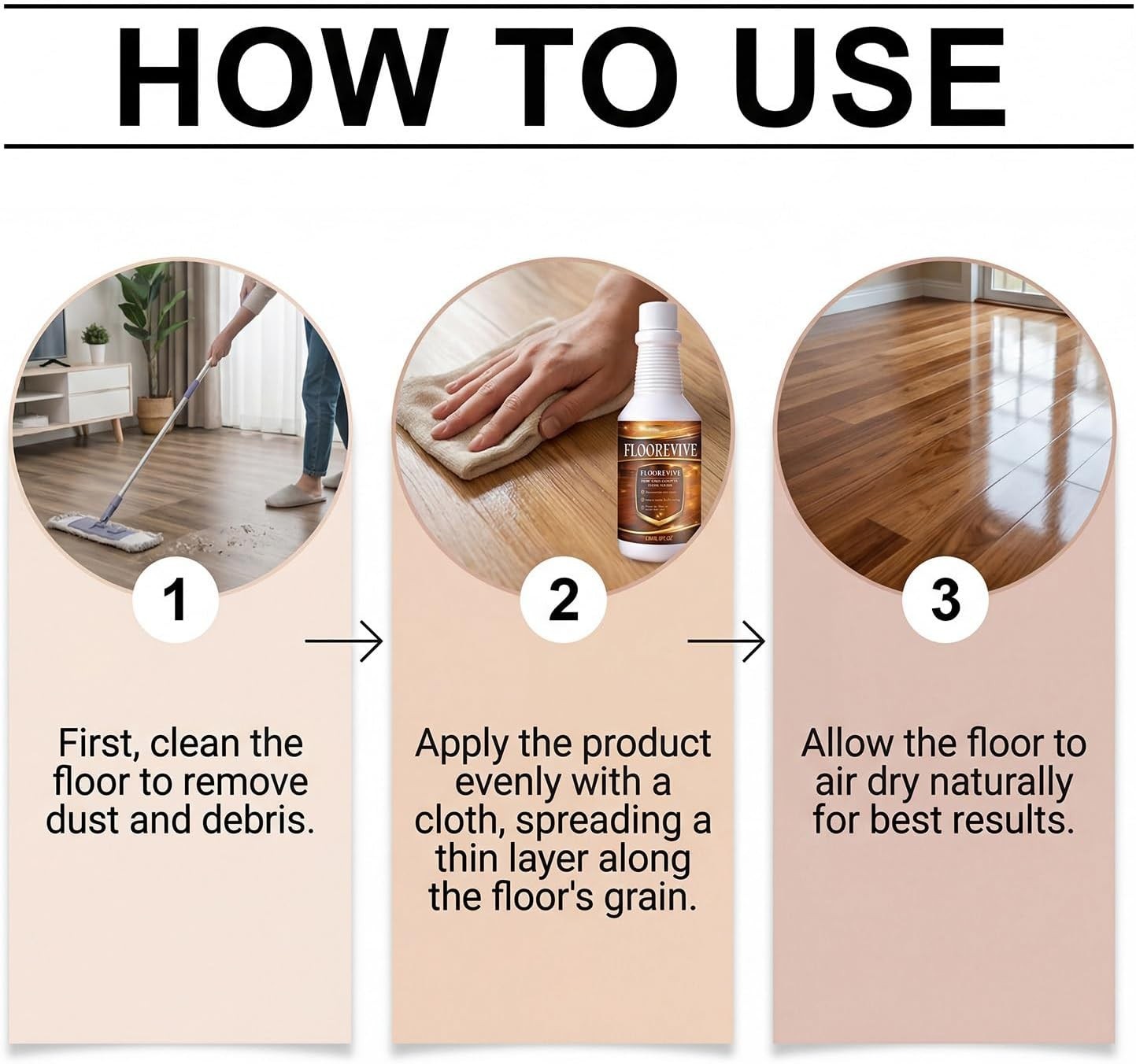 Floorevive Floor Restorer Floor Restorer/Polish -Revitalize And Shine Wood 150ml