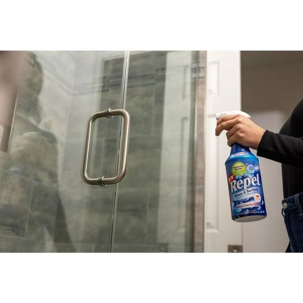 Clean-X 32 oz. Repel Glass and Surface Cleaner Repels smudges stains grime spots