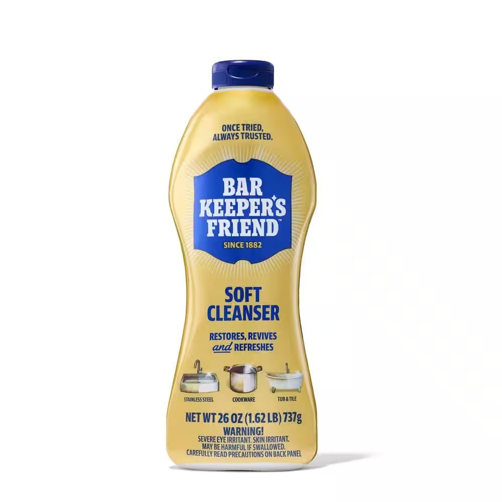 Bar Keepers Friend 26 oz. Soft All-Purpose Cleaner Removes Rust, Lime & Tarnish