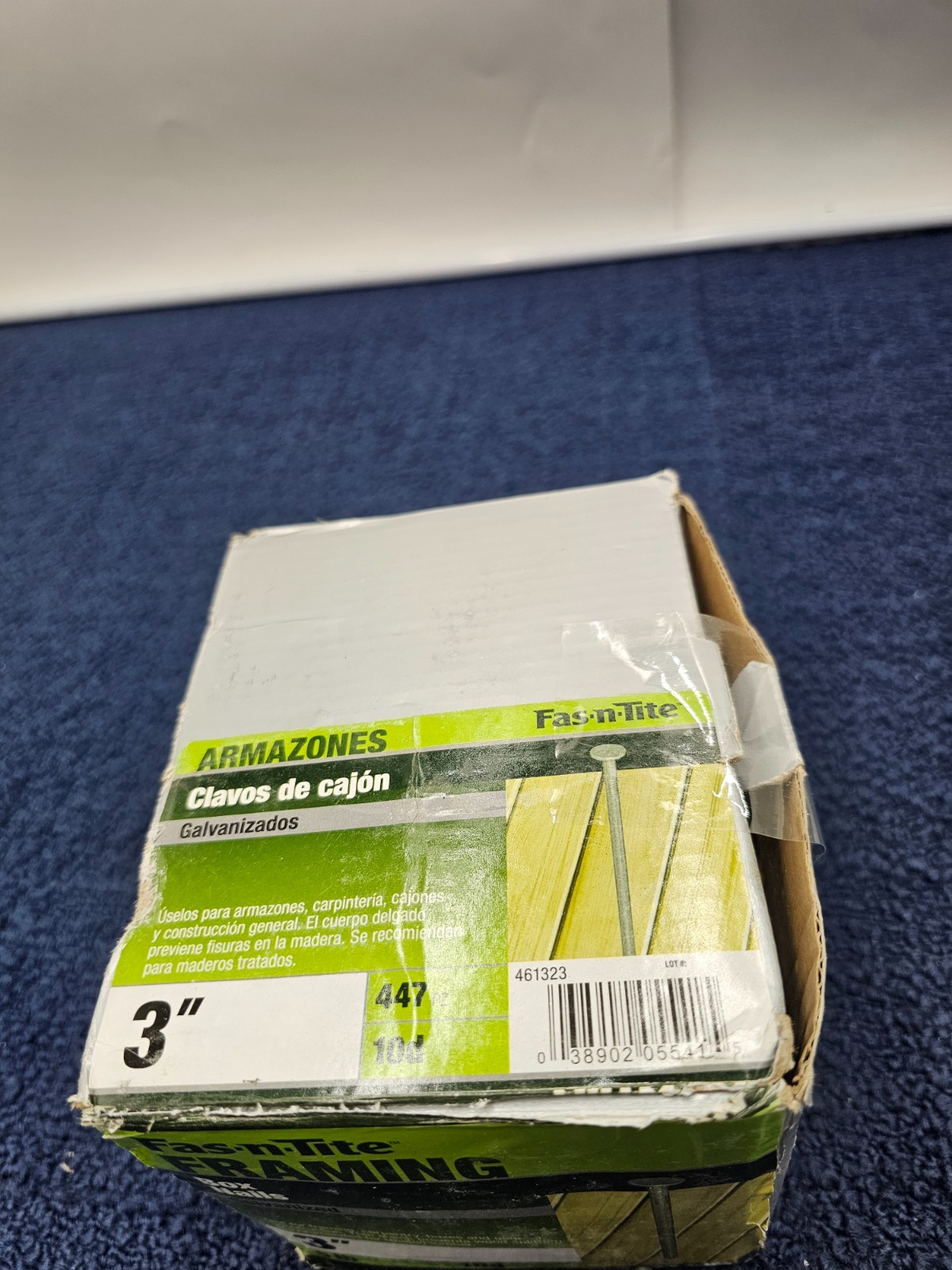 HILLMAN FASTENERS 461323 5 lb 3″ 10D Galvanized Box Nail Fas-N-Tite