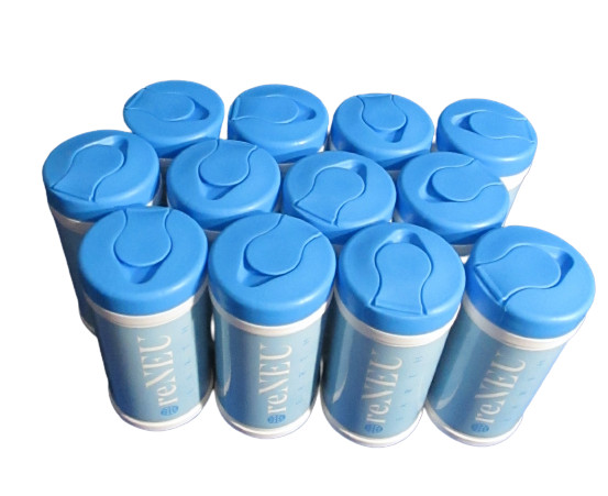 reNeu Earth Alcohol Single Daily Use 72 Wet Wipes 15.5 oz 75% Alcohol 14 x 17cm