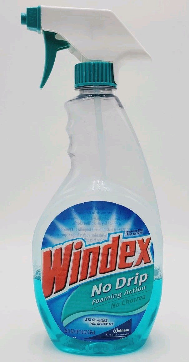 Windex No Drip 26 fl oz DISCONTINUED Foaming Action 2006 25% Full