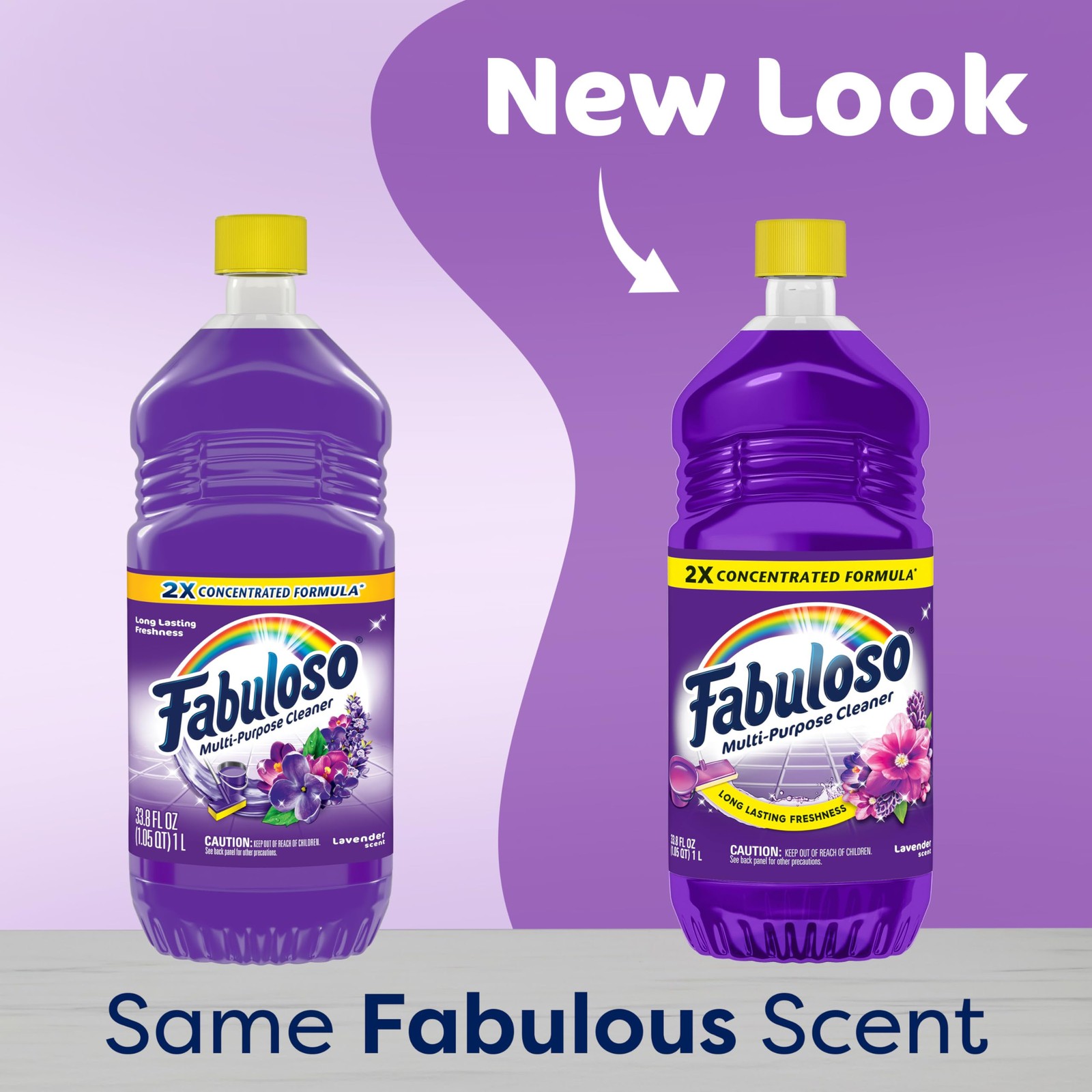 Fabuloso All-Purpose Cleaner, Lavender – 33.8 Fl Oz (Pack of 1), Purple
