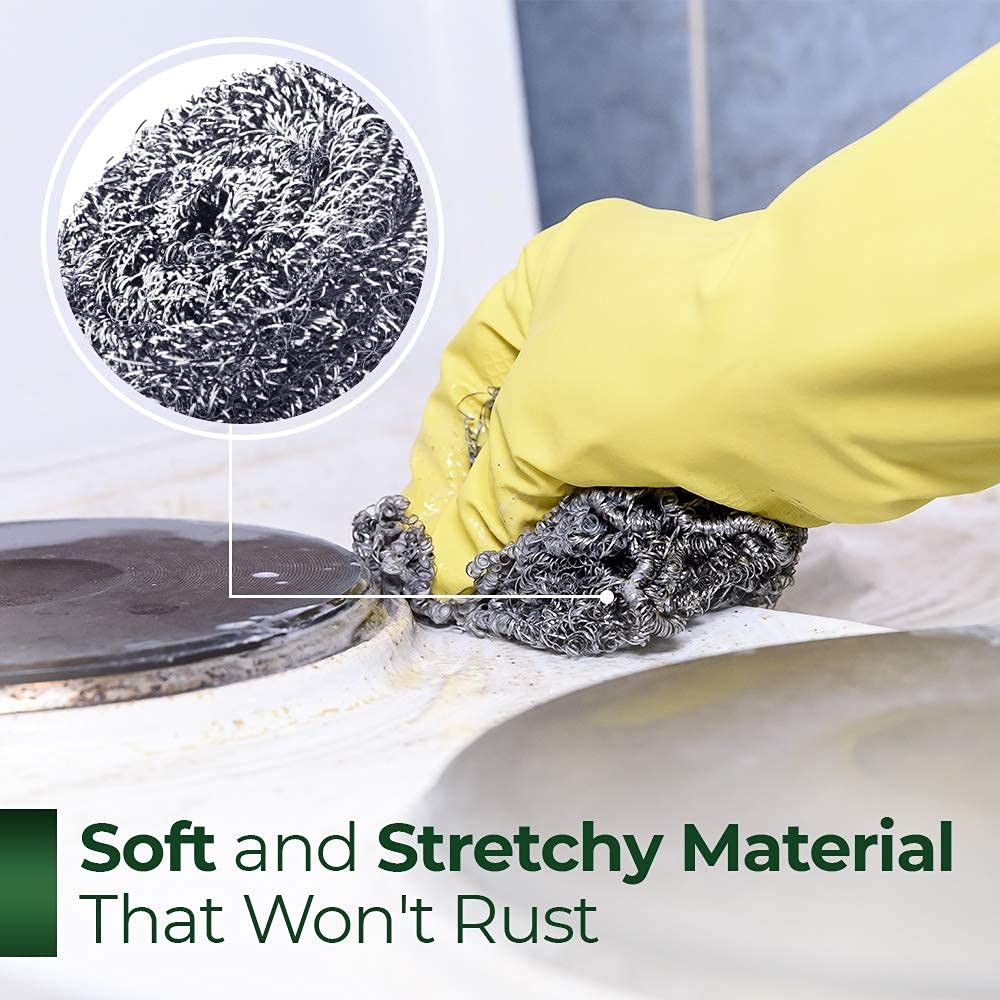 Stainless Steel Kitchen Scouring Cleaners 2 Cleaners Included