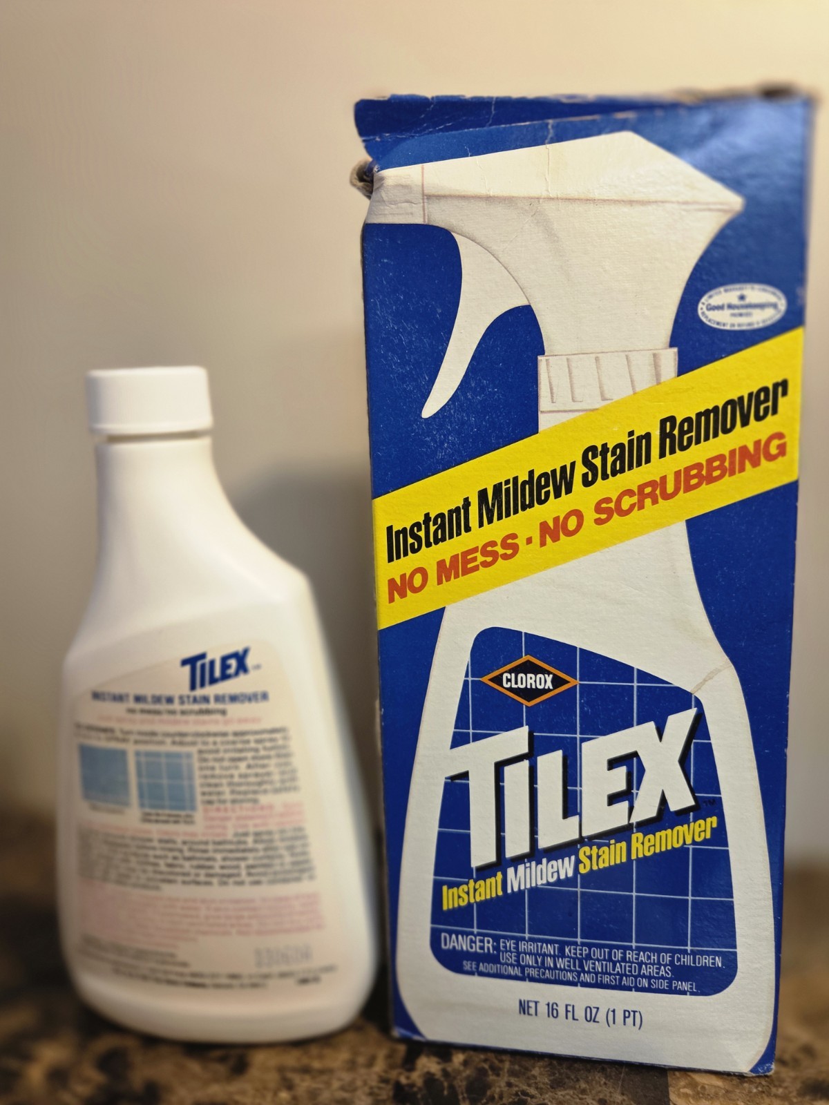 Clorox Tilex Vintage Instant Mildew Stain Remover New Full 16 Oz Bottle